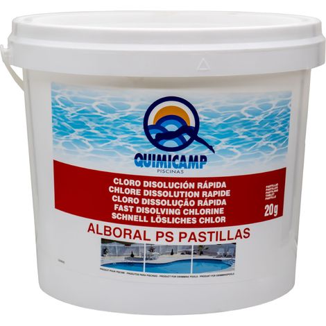 ALBORAL TABLETAS 200 GRS (5KG)  QUIMICAMP ALTA CALIDAD (1/2)