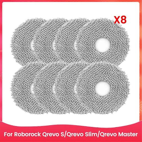 8-teiliges Wischmopp-Set für Roborock Qrevo S und Qrevo Slim Saugroboter (1/5)