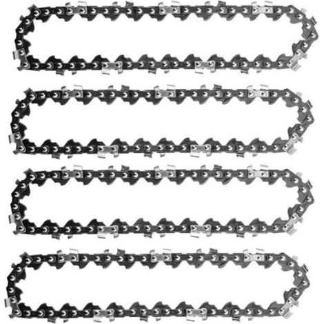 4PCS 4 Pouces Mini Tronçonneuse ÉLectrique Sans Fil Chaîne De Scie À Chaîne Pour La Coupe Du Bois Branches D'arbres ÉLagage Cour Jardinage (1/5)