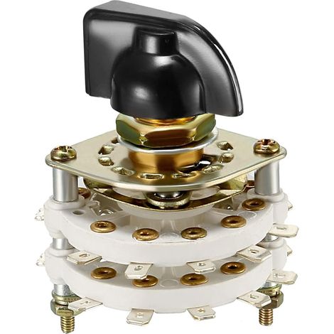 Bande Sélecteur Rotatif Commutateur 2P10T 2 Pôle 10 Position, 2 Plateau - 1 pcs (1/5)