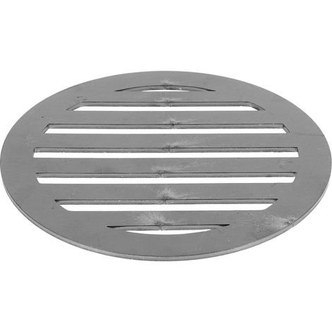 Répartition Charbon en Ronde 145mm Grille Barbecue Fer de Accessoires Uniforme Chaleur, Compatible Camping et Pique-niques en Extérieur (1/5)