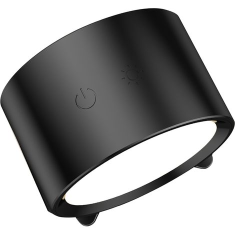 Applique magnétique réglable chambre chevet lampe de lecture interrupteur tactile Angle d'éclairage réglable avec télécommande noir (1/5)