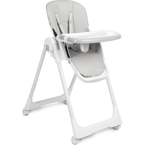 Sedia per la pappa Megalo, colore grigio chiaro (1/5)