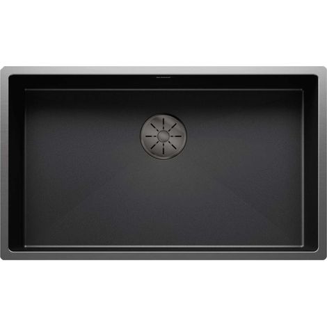 BLANCO Einbaubecken CLARON 700-U Dark Steel Edition (1/3)
