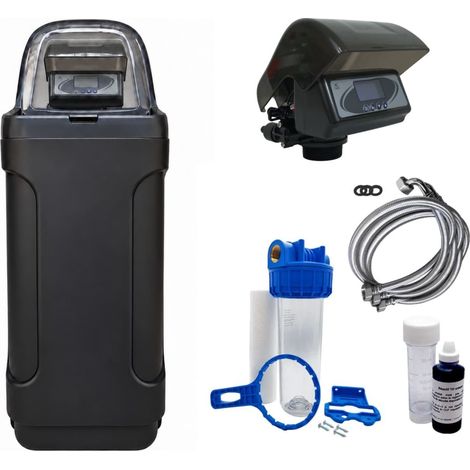 Adoucisseur D'eau 14l Runxin F79b Lcd Bac Wally Noir Complet Avec Accessoires (1/5)