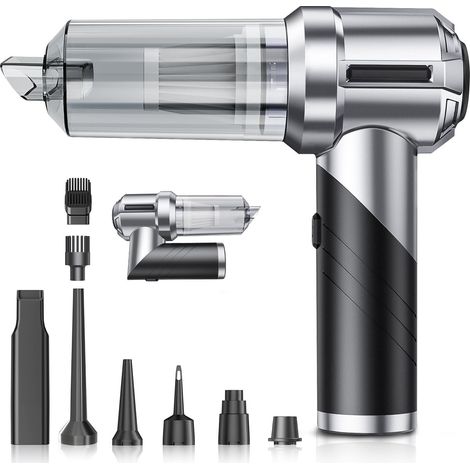Aspirateur à Main, 28000Pa Aspirateur à Main sans Fil, 3 en 1 Mini Aspirateur de Voiture avec Moteur sans balais, pour Voiture, Maison, Cuisine (1/5)