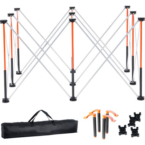 Mophorn Banco de Trabajo Plegable Portátil, Dimensiones 1267 x 665 x 867 mm con Bolsa de Almacenamiento (Sin Tablero), Capacidad de Carga de 1135 kg para Garaje, Taller y Uso Exterior