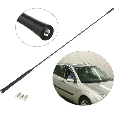 FM/AM‑Radioantenne für Ford Transit, Mondeo, Fiesta und Focus, mit 3 Adaptern, 55 cm