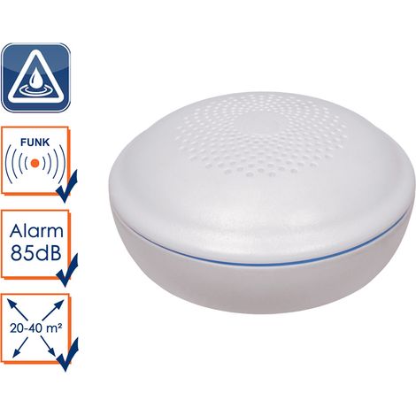 Funk-vernetzbarer Wassermelder Wasseralarm vernetzbar mit Elro Connects System