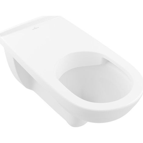Inodoro O.novo Vita 360 x 700 mm, DirectFlush, sin agujero para tapa de inodoro /strong, modelo colgante, salida horizontal, Porcelánico sanitario White CeramicPlus