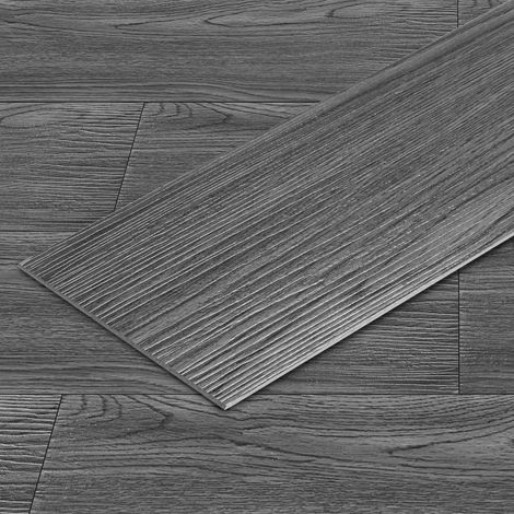 Wolketon Vinyl Laminat 2.51m² Selbstklebend Grau 18 Nachbildung Dielen Design Bodenbelag gefühlsecht