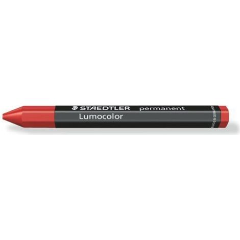 Craie Indélébile - Rouge - Résistante À L Eau - Pour Surfaces Multiples - Bois Verre Métal Plastique - 1 Unité