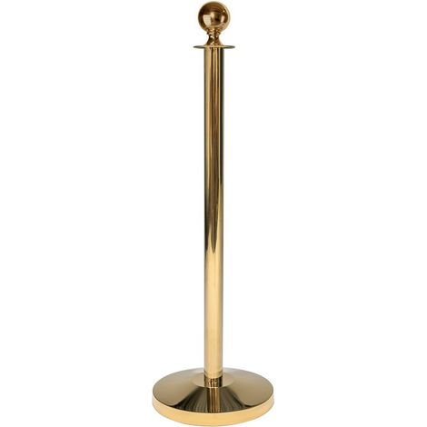 Potelet pour tapis rouge - Laiton - Tête sphérique