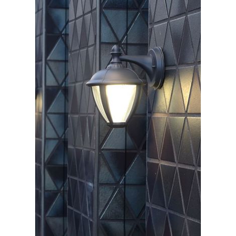 LED AUßENWANDLEUCHTE HÄNGEND 6,5W, 270LM, 3000K, IP44 SW (1/5)