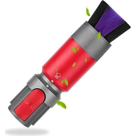 Rutschfeste Bürste für Dyson, Staubsaugerbürste für Dyson V11, V12, V15 Detect, V10, V8 und V7, effiziente Staubbürste mit weichen Borsten für Dyson, Staubbürstenkopf für Dyson-Zubehör (1/4)