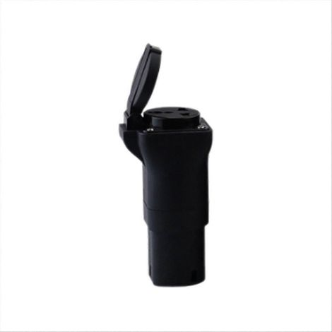 Adaptateur de borne de recharge pour voiture TYPE2, prise de recharge UE, prise secteur pour borne de recharge. (1/5)