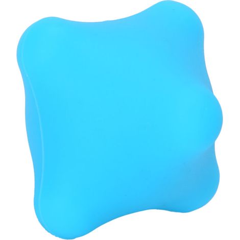 Silikon-Massageball für Hände und Nacken, zur Linderung von Muskelschmerzen, Faszienübungen, blau (1/5)