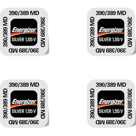 .4 piles Energizer 390/389.