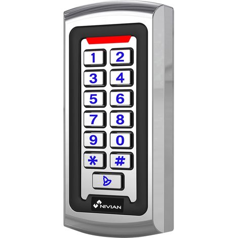Controllo accesso autonomo Accesso tramite scheda EM, pin, uscita relè, pulsante e campanello Wiegand 26 (1/4)