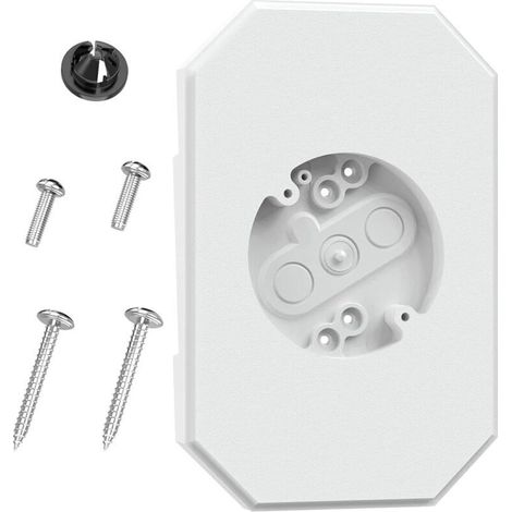 Wetterfester Elektromontageblock für 1/2"-Außenverkleidungen und 4"-Vinylverkleidungen, einfach zu installierender Montagesatz