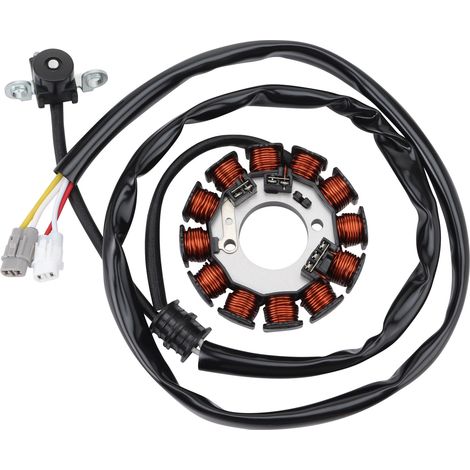 Magneto-stator coil compatible with the original part of the Yamaha FZ25 motorcycle with part number B97-H1410-00, suitable for models 2018-2022.--DTEKGAZ