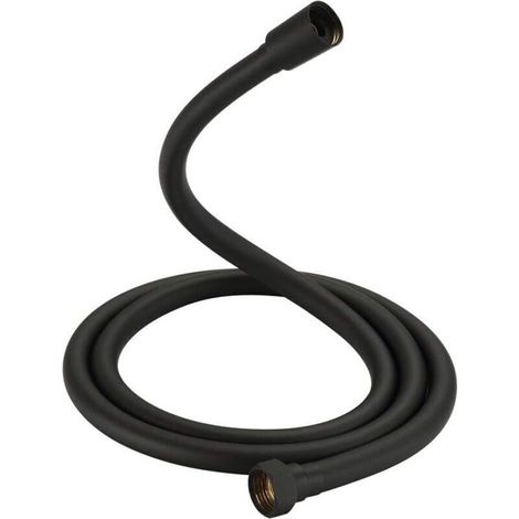 Flexibler Duschkopf, Duschschlauch, verdrehsicher, 1,8 m, Schwarz