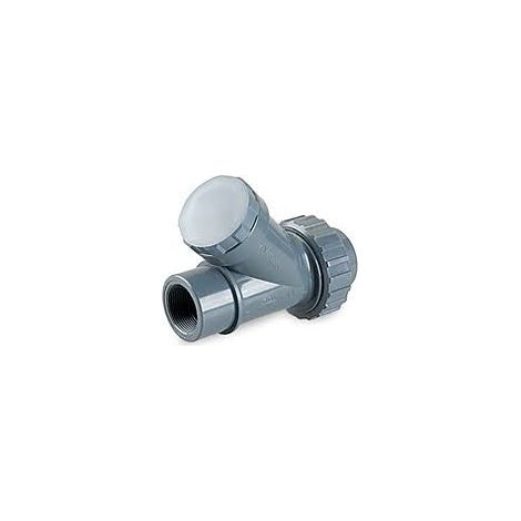 Clapet anti-retour à bille en PVC fileté 1" 1/2 HIDROTEN