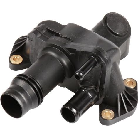 Auto-Thermostat Thermostatgehäuse-Set, passend for Land Range Rover Sport Discovery LR3 4 2,7 3,0 Diesel Jaguar XF Wasserauslassrohr 4H2Q8592BF LR073372 Thermostat mit Gehäuse und Dichtung
