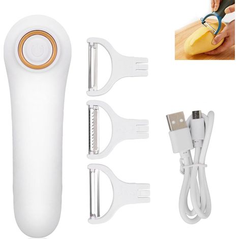 Lntyq Éplucheur électrique de pommes de terre,Éplucheur de Pommes de Terre électrique,eplucheur electrique fruits et legumes,éplucheur électrique de fruits et légumes, (1/3)