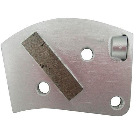 Segment de ponçage diamanté + PCD à 3 trous connexion M8 rotation gauche - colle, mastic, bitume, époxy, peinture - Diamwood (1/2)