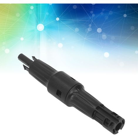 Connecteur fusible CC 1500 V IP67 pour applications photovoltaïques, compatible avec les connecteurs photovoltaïques MC4, 15 A (1/5)