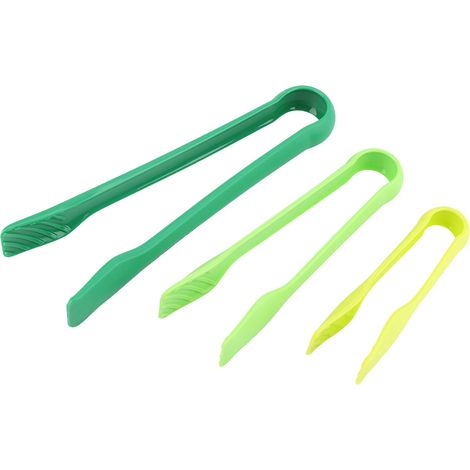 3-teiliges Set multifunktionaler Brotzangen aus Kunststoff für die heimische Bäckerei (Blau) (1/5)