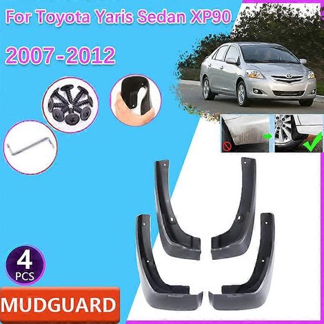 Ailes de voiture pour Toyota Yaris Berline Belta XP90 Vios Limousine 2007-2012, garde-boue arrière, protections de roues, enjoliveurs et accessoires (1/5)