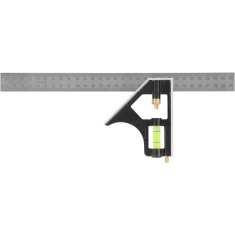 Winkel Strend Pro FSC-13, 300 mm, Schreinerwinkel, mit Wasserwaage (1/4)