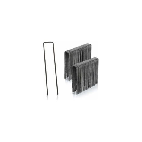 Packung mit 100 Stahlbefestigungspfählen, 2,9 mm, 150 mm lang, 25 mm breit - Crezuo