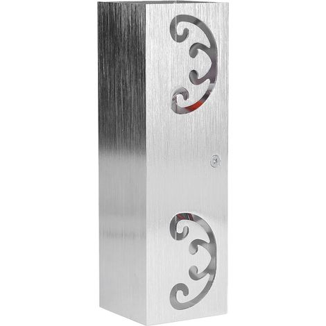 Lampadaire mural LED double papillon 6W moderne en aluminium, éclairage décoratif pour chambre, tête de lit, couloir (bleu et rouge, tension 85-265V, lumière mixte 6W) (1/5)