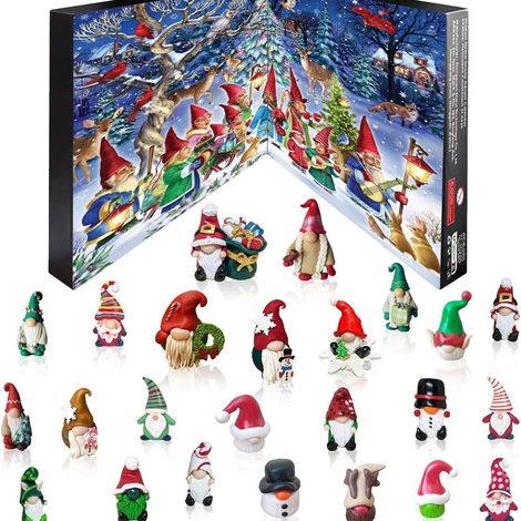 Scatola a sorpresa con gnomo di Natale (1/5)