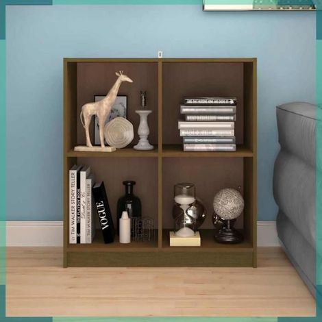 Buffet - 809951 - Bois massif de pin - Marron miel - 70 x 33 x 76 cm (1/5)