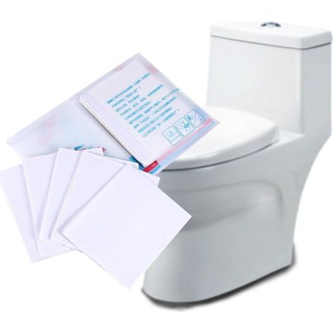 Protège-siège toilette jetable voyage 50 pièces modèle waterproof couverture papier 43x35.5 cm naturel (1/4)