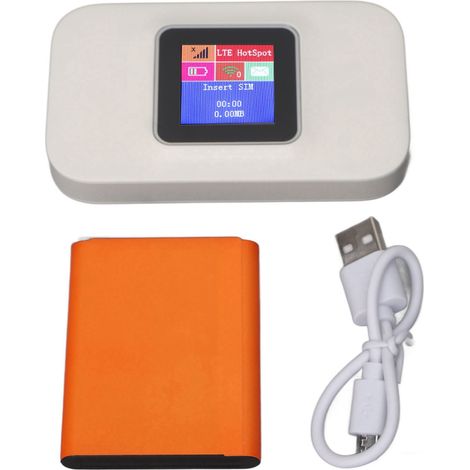Pocket WIFI 4G Portable 300Mbps pour l'Europe - Prise USB, Slot Carte Micro, Plug and Play pour Maison et Bureau (1/5)
