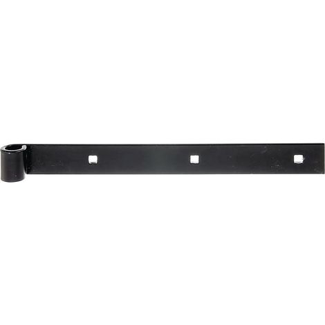 GAH Ladenband Breite 30 mm Länge 300 mmStahl schwarz kunststoffbeschichtet gerade (1/3)