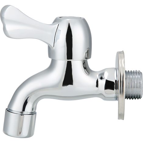 G1/2 Zoll Kupfer-Einzel-Schnellöffnungs-Kaltwasserhahn für Waschmaschine, Wischmopp, Pool, Waschbecken (1/5)