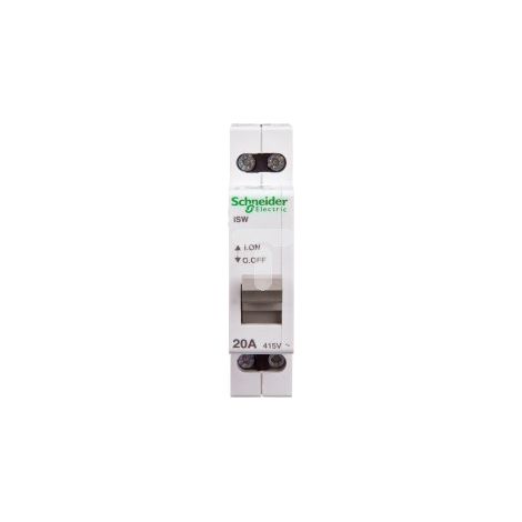 Interruptor Acti9 ISW 2P 32A 415V IP4 para seccionamiento y montaje en carril DIN