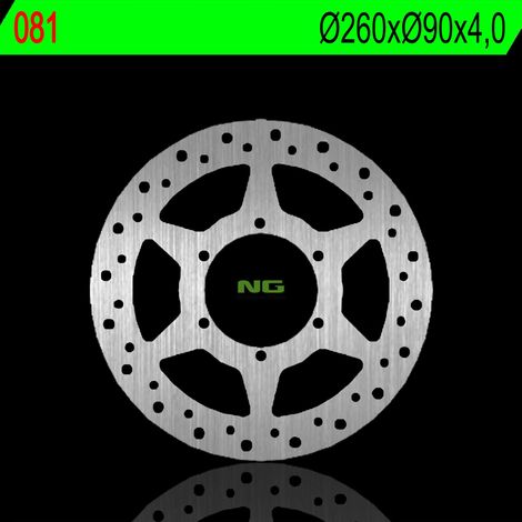 Disco de freno NG 260mm delantero Derbi GPR 50 97-03 Senda X-Treme 16-18