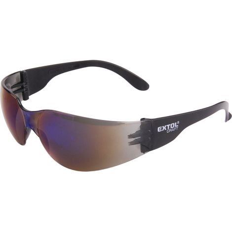 EXTOL CRAFT Schutzbrille, rauchblau, mit UV-Filter