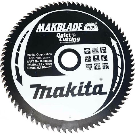 LAM TCT SPE BA 250/30/80 BOIS MAKITA B-08838