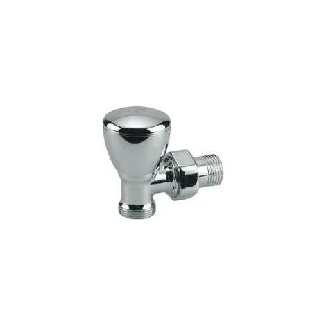 Robinet chromé pour sèche serviettes