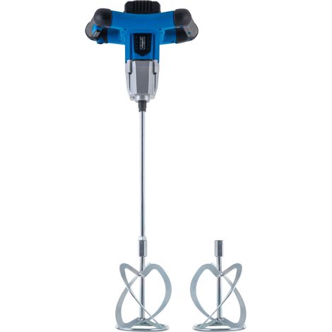 [JAMAIS UTILISÉ] Scheppach Malaxeur mélangeur PM1600 - 1600W - spécial peinture et mortier -  780 tr/min - M14 - Ø 140 mm - longueur 590 mm - embout supplémentaire inclus (1/5)