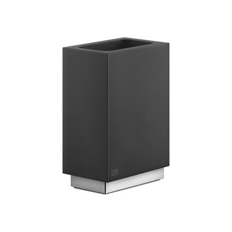 Gessi Rettangolo accesorios portavasos versión individual, vaso
