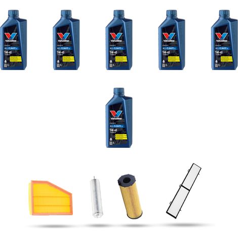 Kit tagliando 4 FILTRI e 6L OLIO compatibile con Bmw Serie 1 (E81,E82,E87,E88) 120d 145kw dal 2007 al 2013 (1/5)